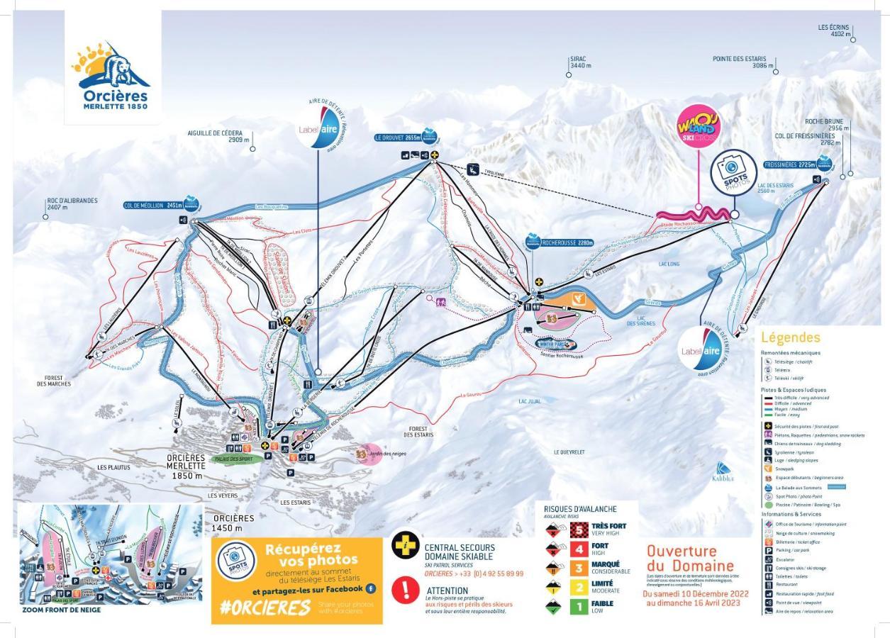 Appt T2 Cabine 4-6 Personnes Au Pied Des Pistes オルシエール エクステリア 写真