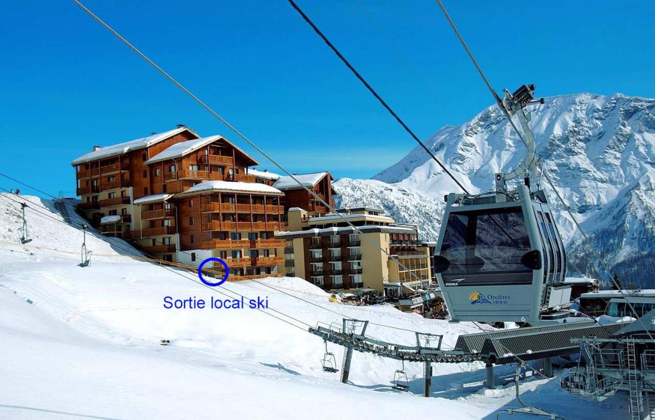 Appt T2 Cabine 4-6 Personnes Au Pied Des Pistes オルシエール エクステリア 写真